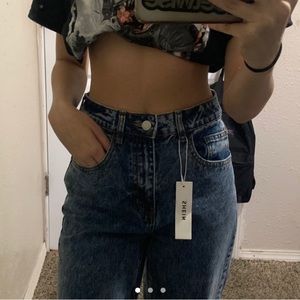 high rise mom jeans from shein